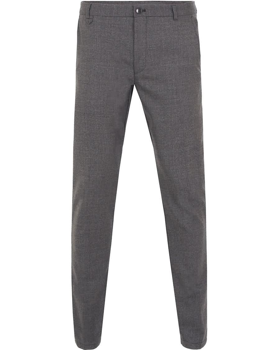 hugo heldor wool trousers light grey Hot Salg Mote yxak3